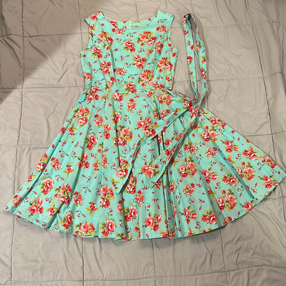Vintage Floral Dress